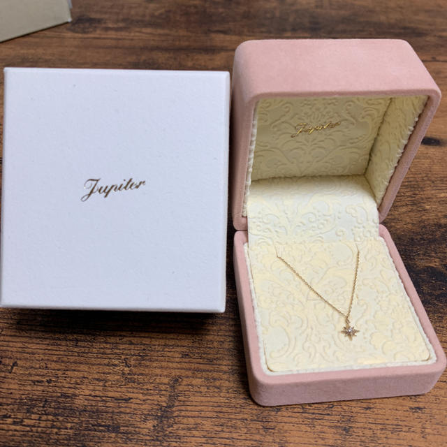 jupiter GOLD LABEL(ジュピターゴールドレーベル)のJupiter ネックレス k10 ダイヤ 0.01ct レディースのアクセサリー(ネックレス)の商品写真