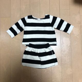 プティマイン(petit main)の子供服セットアップ80㎝(トレーナー)