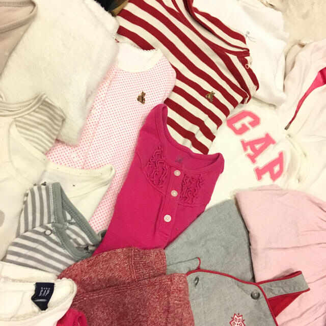 babyGAP(ベビーギャップ)の80〜90cm baby gap 組曲 35着セット！！！ キッズ/ベビー/マタニティのベビー服(~85cm)(カバーオール)の商品写真