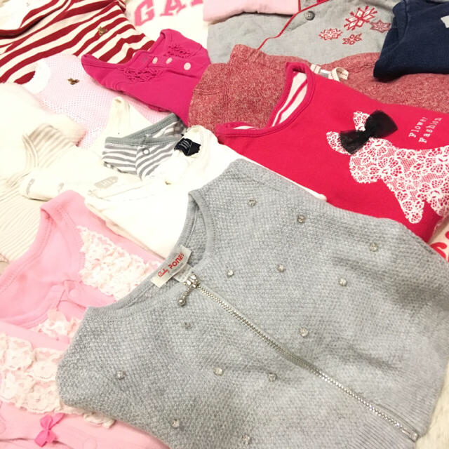 babyGAP(ベビーギャップ)の80〜90cm baby gap 組曲 35着セット！！！ キッズ/ベビー/マタニティのベビー服(~85cm)(カバーオール)の商品写真