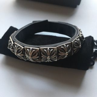 クロムハーツ(Chrome Hearts)の【正規品】クロムハーツ ブレスレット（ゼロスタッズシングルロウ）(ブレスレット)