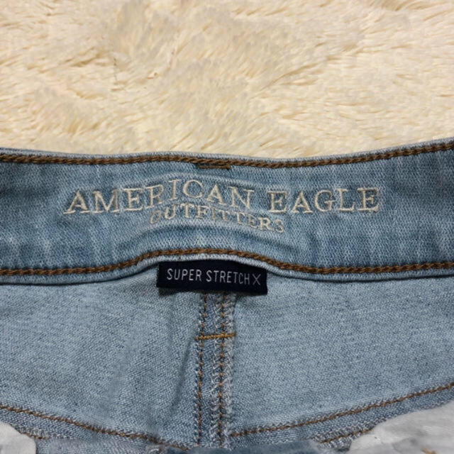 American Eagle(アメリカンイーグル)のアメリカンイーグル ダメージスキニー  ジェギング 4 メンズのパンツ(デニム/ジーンズ)の商品写真