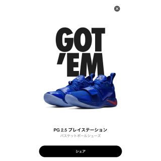 ナイキ(NIKE)の送料込み NIKE PG2.5 Paul George×PlayStation(スニーカー)