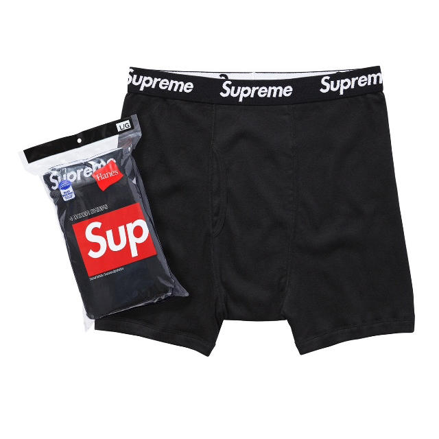 送料込 Supreme Hanes Boxer Brief パンツ Mサイズ