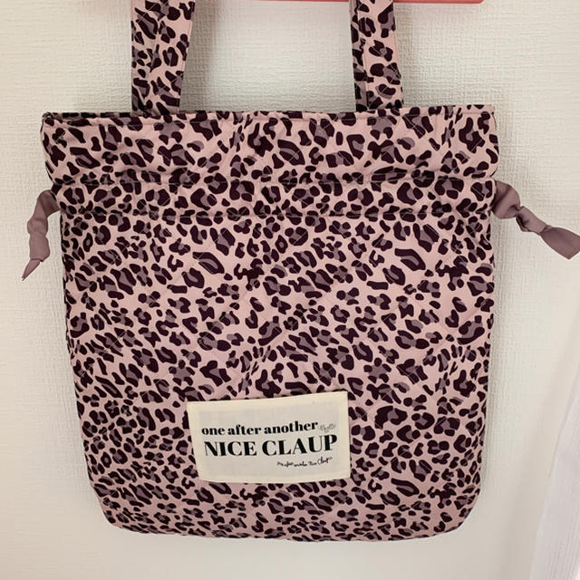 NICE CLAUP(ナイスクラップ)のNICE CLAUP ノベルティ ピンク レディースのバッグ(トートバッグ)の商品写真