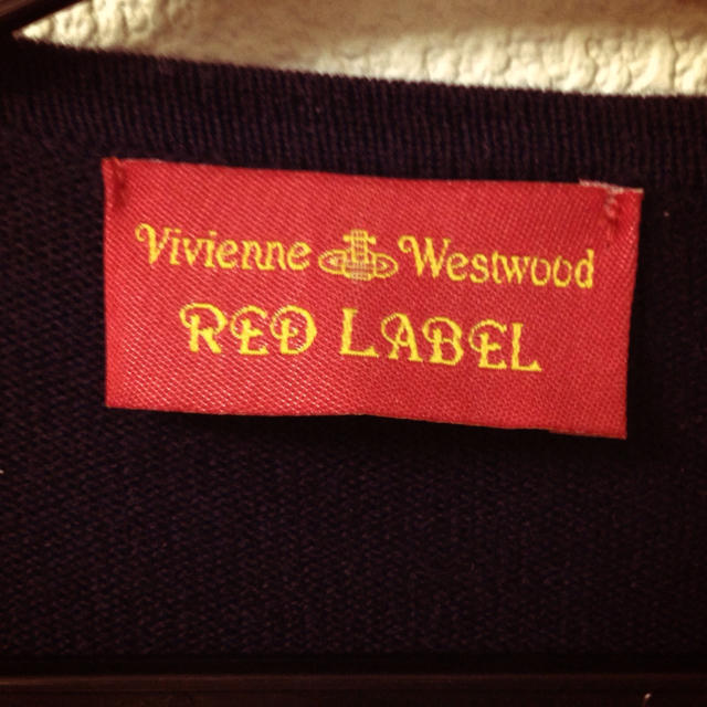 Vivienne Westwood(ヴィヴィアンウエストウッド)の未使用☆Vivianne紺色カーディガン レディースのトップス(カーディガン)の商品写真