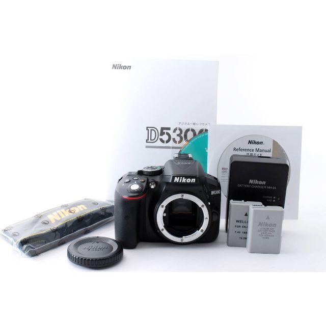 ニコン Nikon D5300 ボディ バッテリー2個デジタル一眼