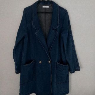 マウジー(moussy)のMOUSSY デニムチェスターコート(チェスターコート)