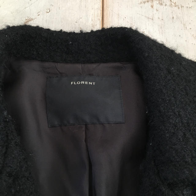FLORENT(フローレント)のFLORENT 黒 ショートコート レディースのジャケット/アウター(その他)の商品写真
