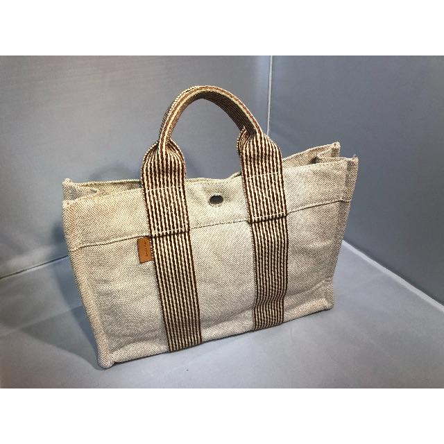 HERMES エルメス ニューフールトゥ キャンバストートバッグ