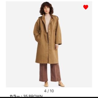 ユニクロ(UNIQLO)のブロックテックコート UUU 完売商品(ロングコート)