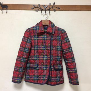 ラルフローレン(Ralph Lauren)のチェックキルティングコート(ジャケット/上着)