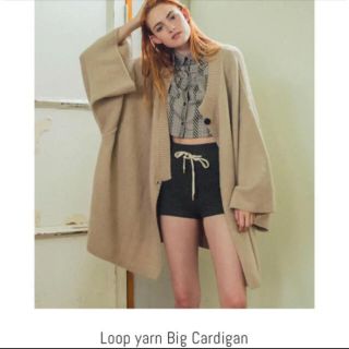 シールームリン(SeaRoomlynn)のjuemi Loop yarn Big Cardigan(カーディガン)