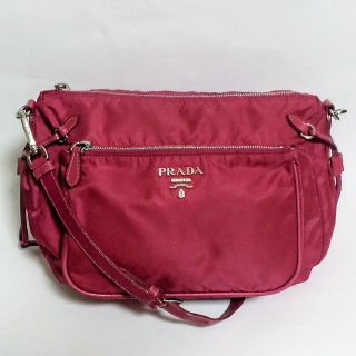 プラダ 2wayバッグ ショルダーバッグ(レディース)(シルバー/銀色系 【限定販売】 プラダ 2way ハンドバッグ 斜め掛け ショルダーバッグ BT0689 ショルダーバッグ