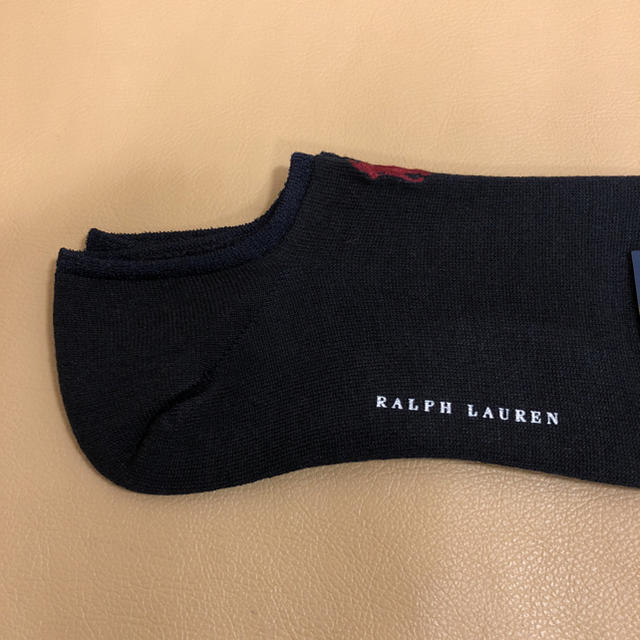 POLO RALPH LAUREN(ポロラルフローレン)の新品 レディース POLO ポロラルフローレン ショートソックス2足 レディースのレッグウェア(ソックス)の商品写真