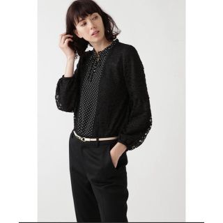 ジルスチュアート(JILLSTUART)の【新品未使用】ジルスチュアート ミリーレースブラウス(シャツ/ブラウス(長袖/七分))