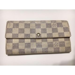 ルイヴィトン(LOUIS VUITTON)のLOUIS VUITTON 白ダミエ 財布(長財布)