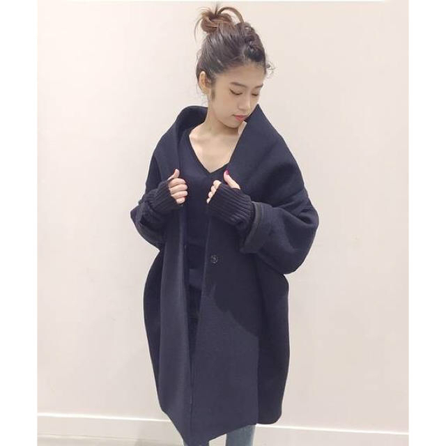 L'Appartement DEUXIEME CLASSE(アパルトモンドゥーズィエムクラス)のREALITY STUDIO WOOL COCOON VOLUME COAT レディースのジャケット/アウター(その他)の商品写真