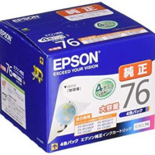 エプソン(EPSON)のエプソン純正インクIC4CL76   30個セット(PC周辺機器)
