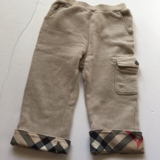 バーバリー(BURBERRY)のもこもこ裏起毛バーバリーあったかズボン90cm(パンツ/スパッツ)