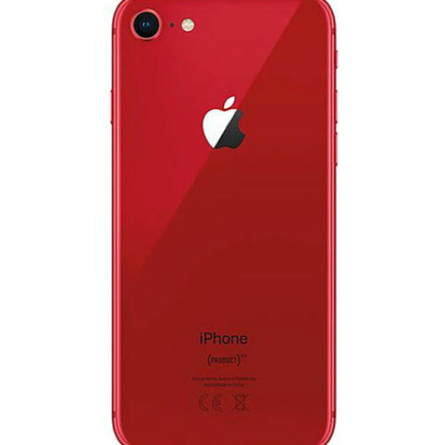 iPhone8 RED 64GB SIMフリースマホ/家電/カメラ