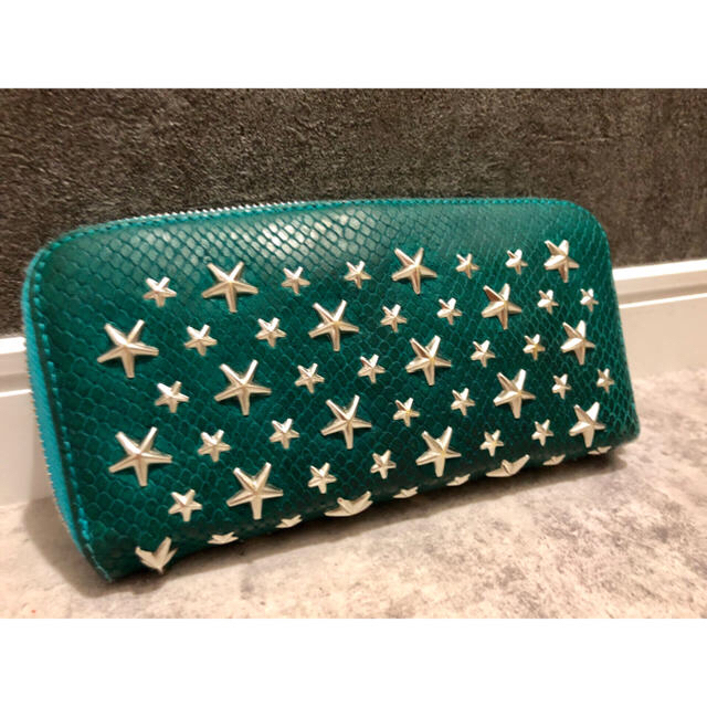 JIMMY CHOO(ジミーチュウ)のららら様専用 超レア JIMMY CHOO ジミーチュウ ラウンドジップ長財布 レディースのファッション小物(財布)の商品写真