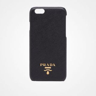 プラダ(PRADA)の最終価格 プラダ iPhoneケース 黒 新品未使用(iPhoneケース)