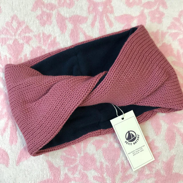 PETIT BATEAU(プチバトー)の☆SALE☆ 新品 プチバトー♡ カラーニットスヌード ピンク ワンサイズ キッズ/ベビー/マタニティのこども用ファッション小物(マフラー/ストール)の商品写真