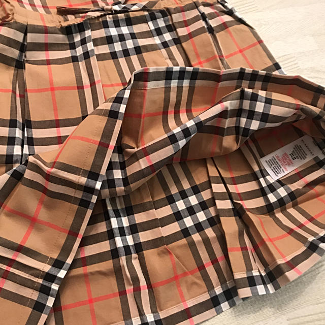 BURBERRY(バーバリー)のバーバリー 18AW ヴィンテージチェック コットン ドローコードドレス 3y  キッズ/ベビー/マタニティのキッズ服女の子用(90cm~)(ワンピース)の商品写真