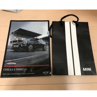 ビーエムダブリュー(BMW)のMINI クリアファイル&紙袋 セット(ショップ袋)