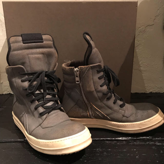 Rick Owens(リックオウエンス)のrick owens ジオバスケット GEO BASKET メンズの靴/シューズ(ブーツ)の商品写真