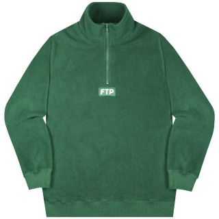 FTP SHERPA HALF ZIP GREEN fleece フリース(ニット/セーター)