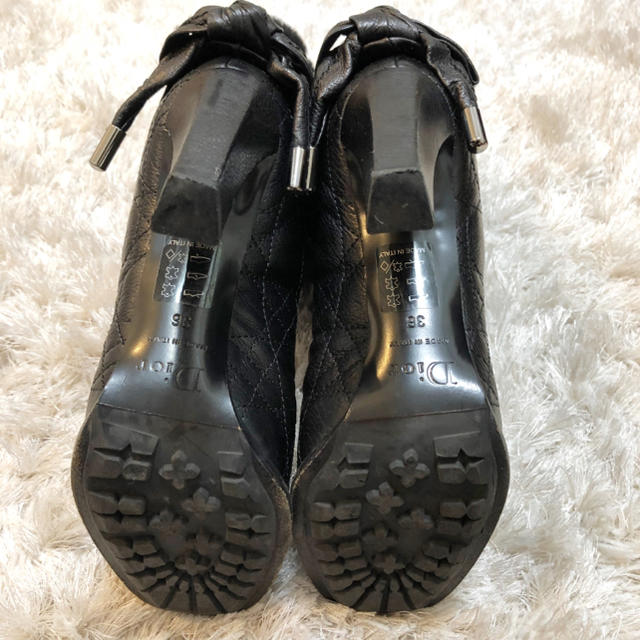 【美品】ディオール ショートブーツ ファー 3