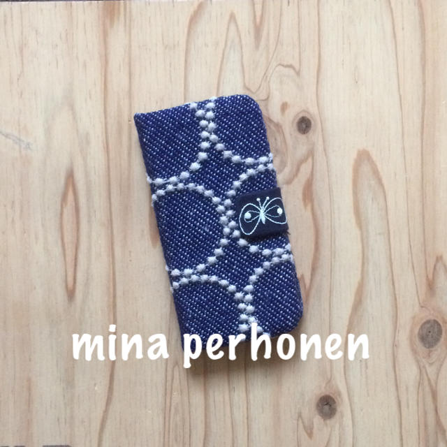 mina perhonen(ミナペルホネン)の【15】タンバリン♡ミナペルホネン♡iPhone7.8手帳型ケース スマホ/家電/カメラのスマホアクセサリー(iPhoneケース)の商品写真