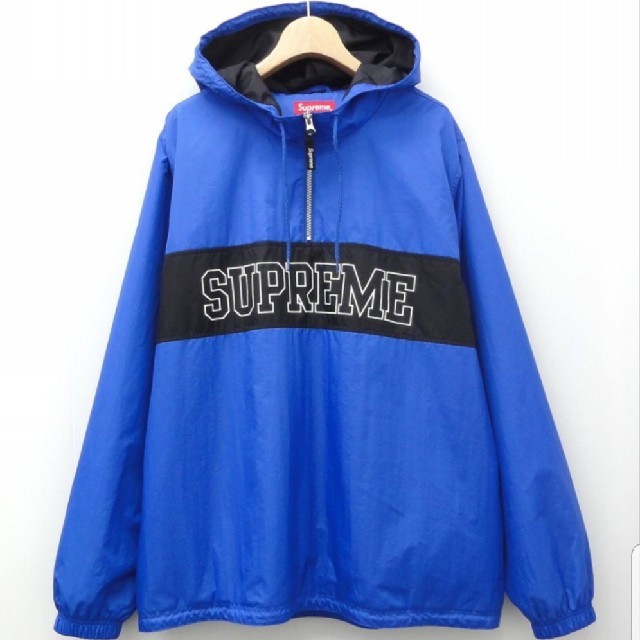 Supreme Nylon Ripstop Pullover 16ss 青ジャケット/アウター