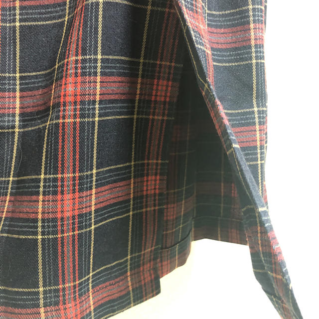【未使用】赤チェック タイトスカート レディースのスカート(ロングスカート)の商品写真