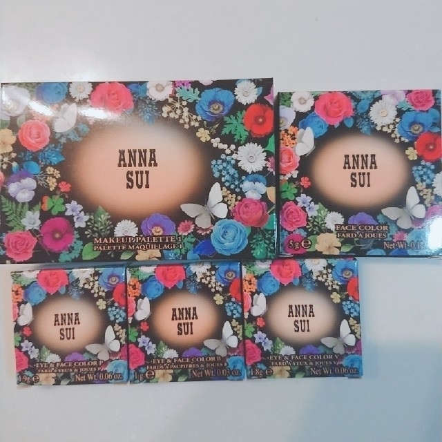 ANNA SUI(アナスイ)の ANNA SUI  メイクアップパレット フェイスカラー アイシャドウ セット コスメ/美容のベースメイク/化粧品(アイシャドウ)の商品写真