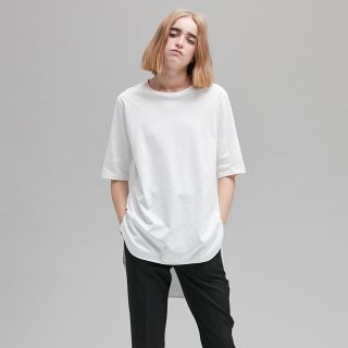 ユナイテッドアローズ(UNITED ARROWS)の【美品】ATON SUVIN60/2 ラウンドヘム Tシャツ エイトン(Tシャツ(半袖/袖なし))