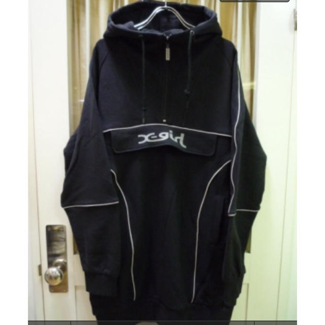 新品 X-girl  SWEAT ANORAK ワンピース