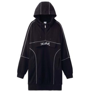 エックスガール(X-girl)の新品 X-girl  SWEAT ANORAK ワンピース(ひざ丈ワンピース)