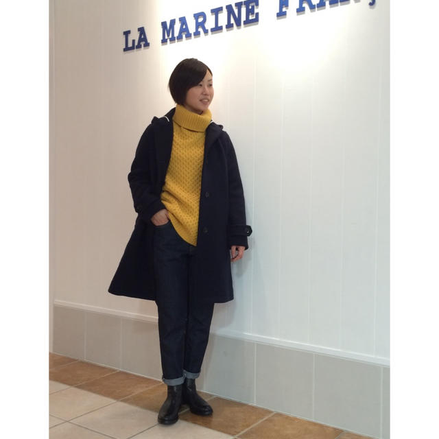 ロング ネイビー ダッフルコート LA MARINE FRANÇAISE