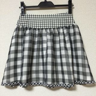 ウィルセレクション(WILLSELECTION)のウィル♡ギンガムチェックシフォンスカート(ミニスカート)