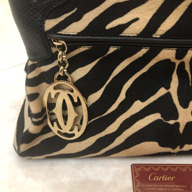 Cartier(カルティエ)のカルティエ ハラコバッグ レディースのバッグ(ハンドバッグ)の商品写真