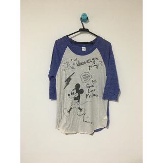 マウジー(moussy)のmoussy ミッキー ラグラン Tシャツ(Tシャツ(長袖/七分))