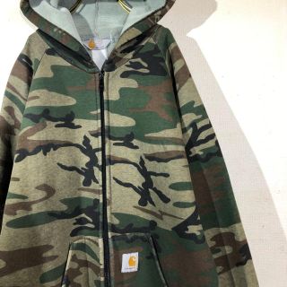 Carhartt フルジップパーカー 迷彩