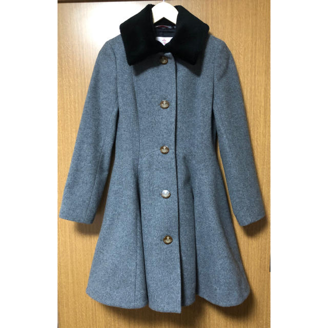 ヴィヴィアンウエストウッド☆17AW ファー襟付きコート