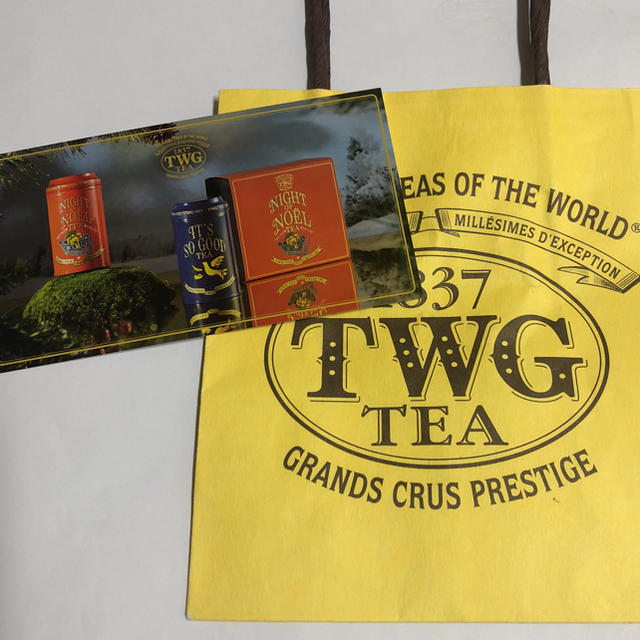 TWG 紅茶5種類 15個  紙袋・ポストカード付き 食品/飲料/酒の飲料(茶)の商品写真