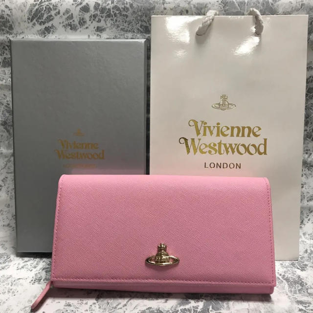 Vivienne Westwood(ヴィヴィアンウエストウッド)の【最終セール】ヴィヴィアンウエストウッド  長財布 ピンク レディースのファッション小物(財布)の商品写真