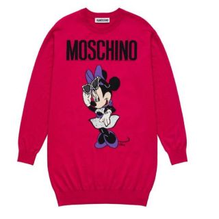 モスキーノ(MOSCHINO)のモスキーノ H&M コラボ ミニーニットワンピース(ミニワンピース)