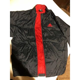 アディダス(adidas)の【値下げ中】adidasウィンドーブレイカー160㎝  ☆難有り  (ジャケット/上着)